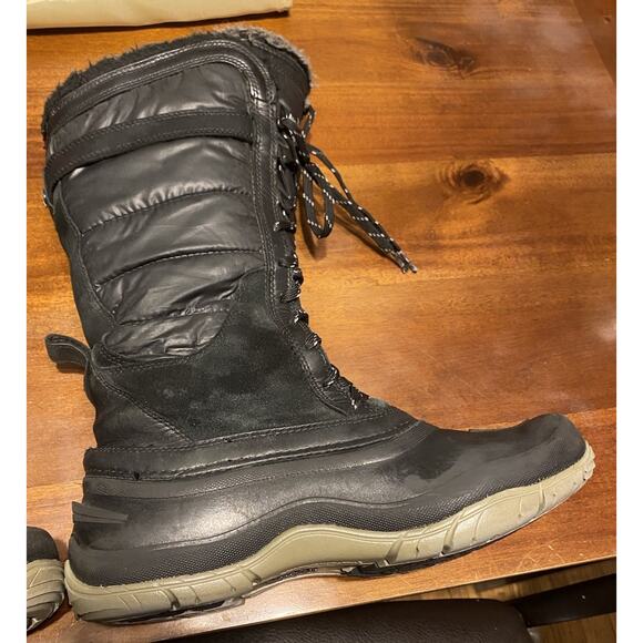 The North Face Womens Boots “Shellista” lace Up 13” Winter Fur Waterproof size 9 - Picture 3 of 16